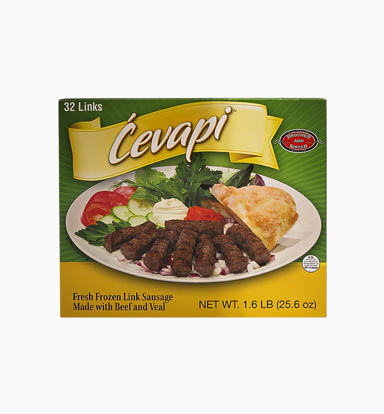 Cevapi Fresh Frozen Link Sausage