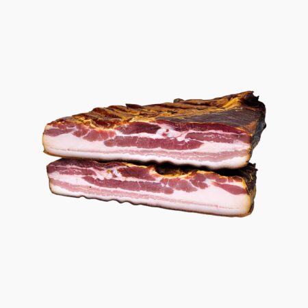 European Style Dry Smoked Rib Bacon 1 lbs