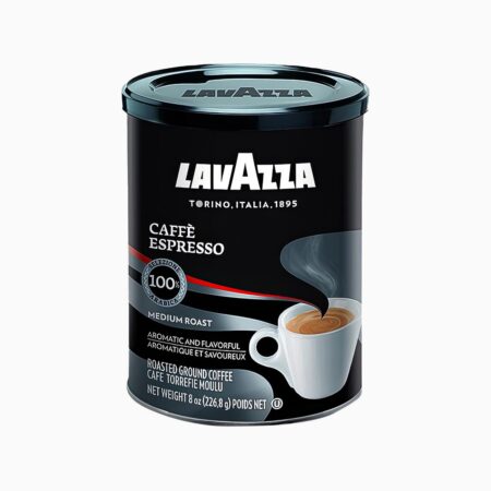 Lavazza Caffe Espresso Ground Coffee Medium Roast Can