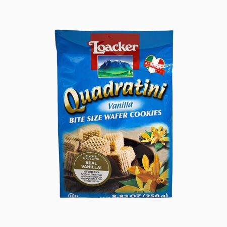 Loacker Quadratini Vanilla Wafer Cookie