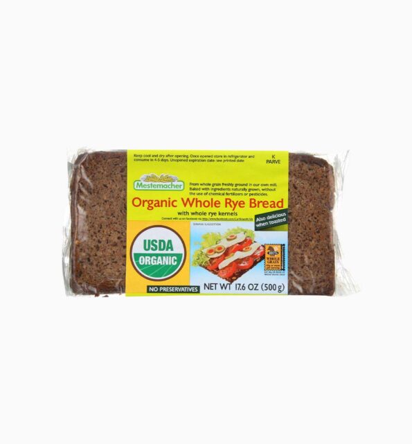 Mestemacher Organic Whole Rye Bread