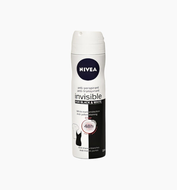 Nivea Deodorant Invisible For Black And White