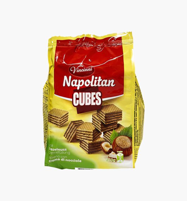 Vincinni Napolitan Cubes Hazelnut