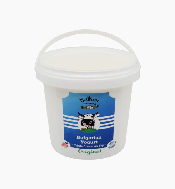 Cow`s yogurt balkan creamery