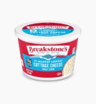 Breakstone's 2% Milkfat Lowfat Small Curd Cottage Cheese 16 oz tub on white background
