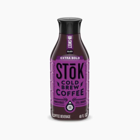 STōK Cold Brew Coffee Extra Bold 48 fl oz black bottle on white background