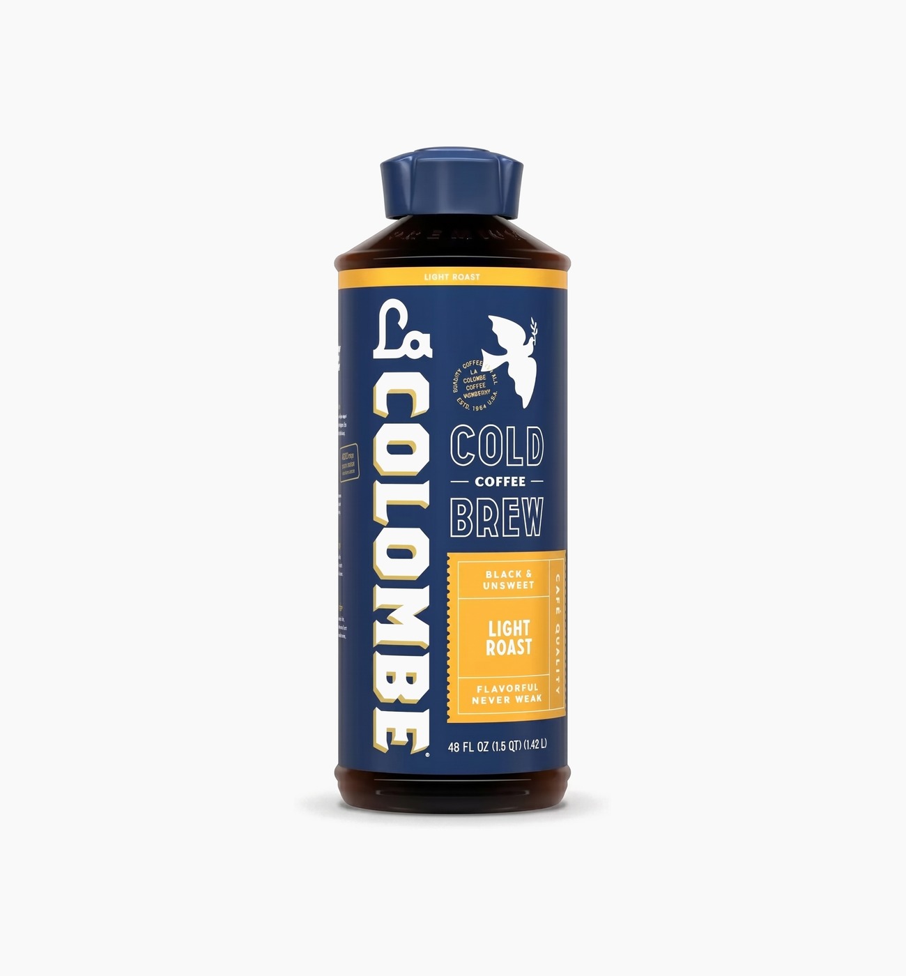 La Colombe Cold Brew Light Roast La Colombe Cold Brew Light Roast 9 fl oz slim can on white background
